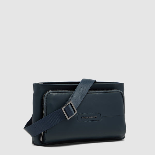 Men's Leather Clutch Bag with Removable Wrist Strap - 3