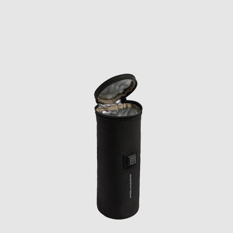 Heated Bottle Holder in Water-Resistant Fabric