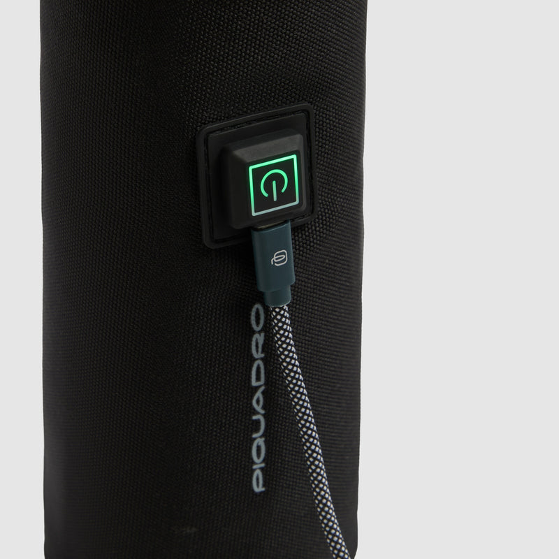 Heated Bottle Holder in Water-Resistant Fabric