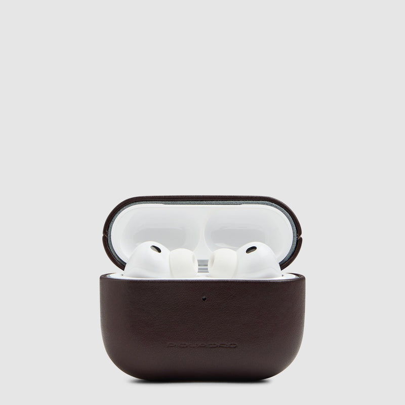 Leather AirPods® Pro 3 Case - Mahogany - photo 2