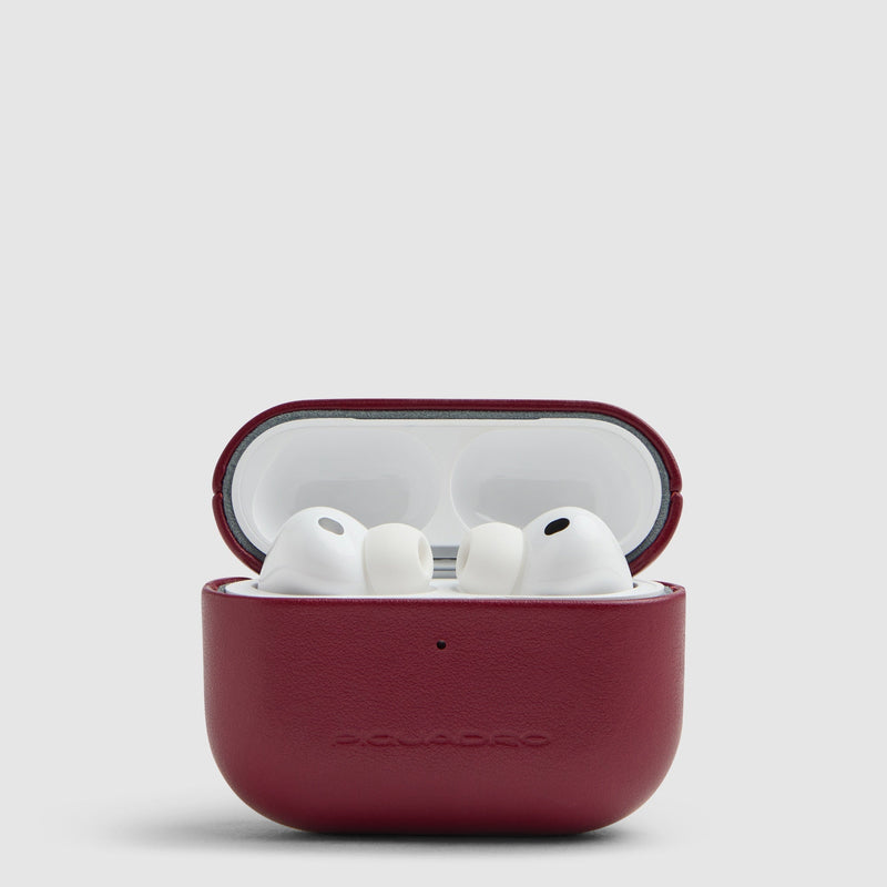 Leather AirPods® Pro 3 Case - Red - photo 2