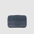 Men's Clutch Bag in Recycled Fabric with RFID Protection - Blue