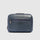 Expandable Travel Pouch in Recycled Fabric and Leather
