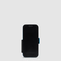 Capa carteira MagSafe® para iPhone® 18 Pro de couro Blue Square