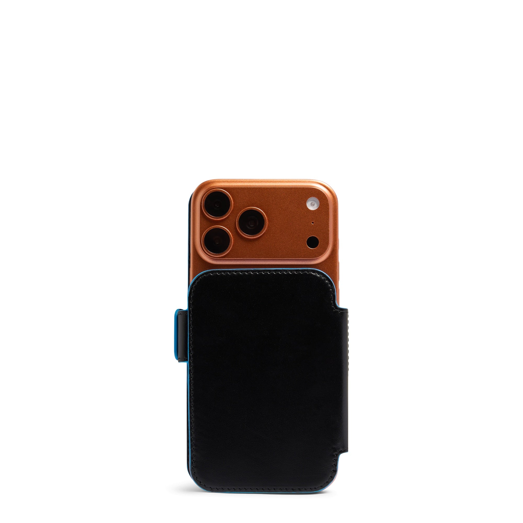 MagSafe® Leather Card Wallet with RFID Protection - mahogany