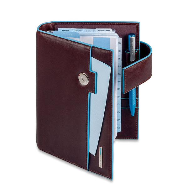 Medium leather organiser with