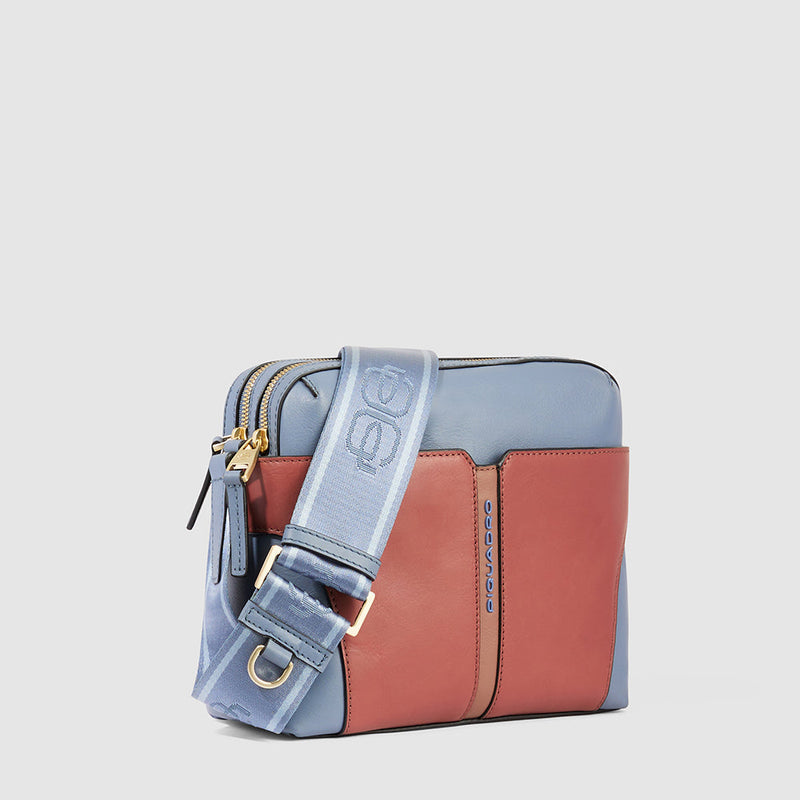 Women's crossbody bag with iPad®mini compartment