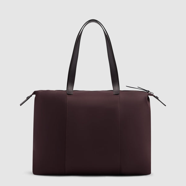 15.6" Laptop Bag in Recycled Fabric & Leather - 2