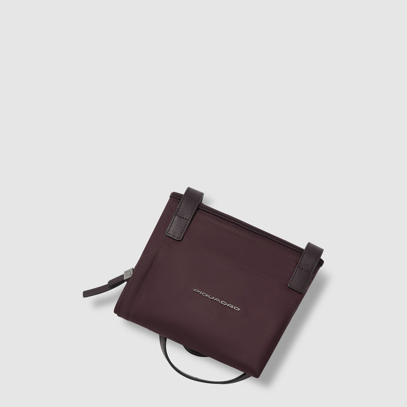 15.6" Laptop Bag in Recycled Fabric & Leather