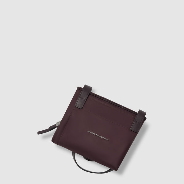 15.6" Laptop Bag in Recycled Fabric & Leather - 7