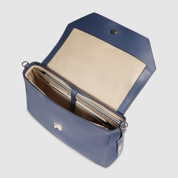 Borsa donna modello satchel in pelle porta pc 14" 