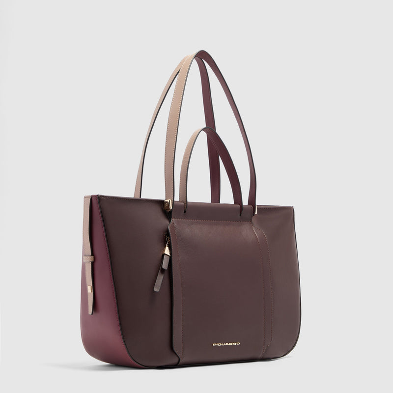 Leather Laptop Tote 14" with RFID Protection