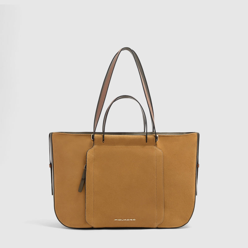 Leather Laptop Tote 14" with RFID Protection