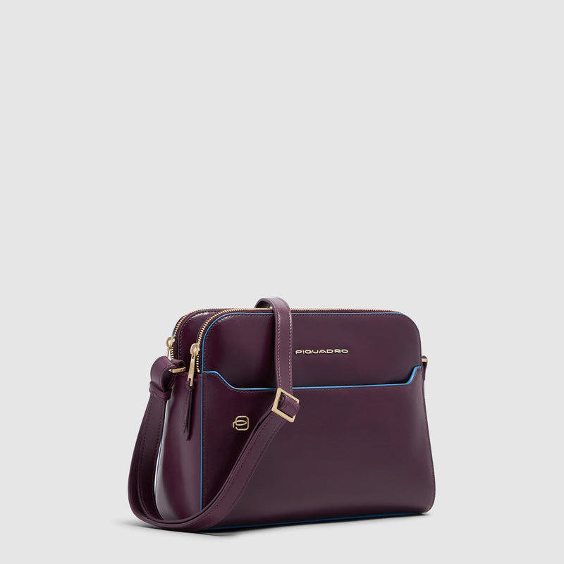 Sac à bandoulière femme avec trois compartiments