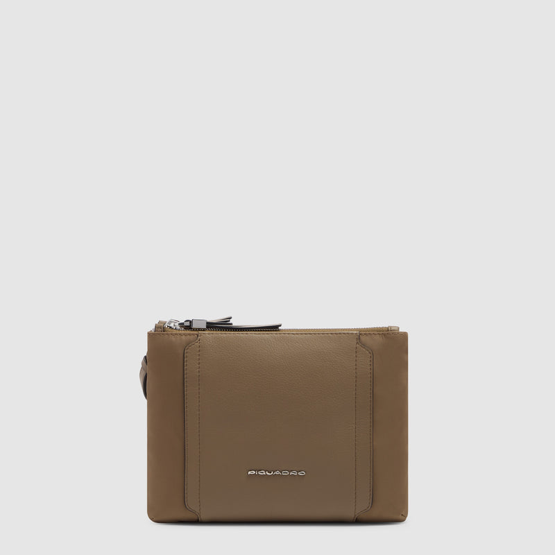 Women's Recycled Fabric Shoulder Bag with RFID Protection