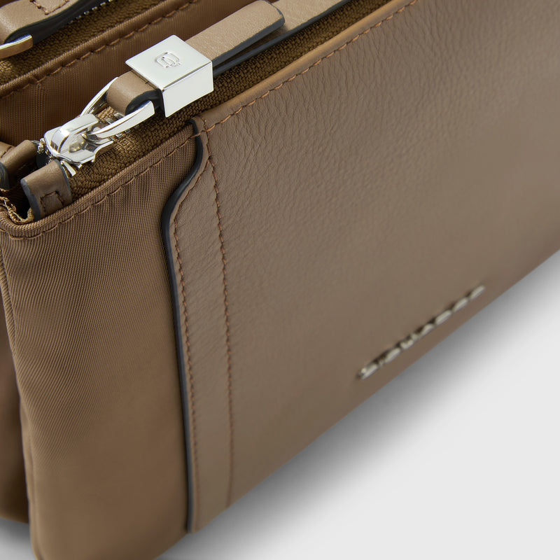 Women's Recycled Fabric Shoulder Bag with RFID Protection