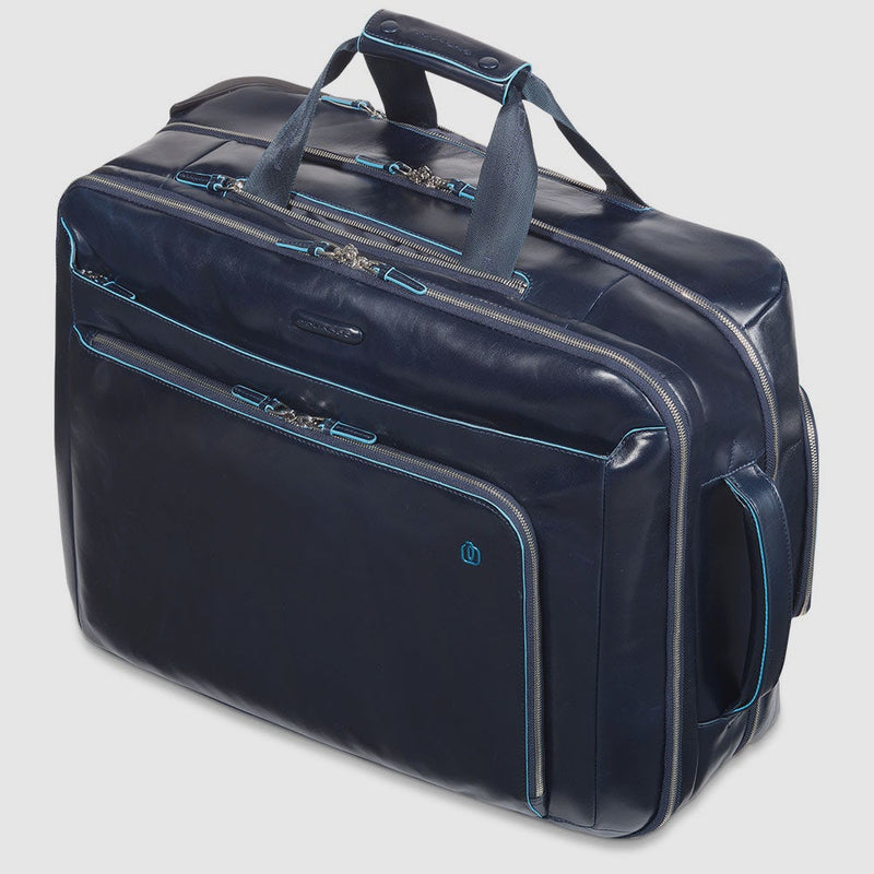 Cabin suitcase with garment sleeve