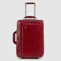 Leather Cabin Trolley with 15.6" Laptop Sleeve