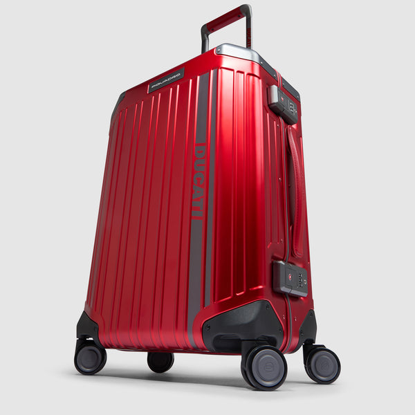 4 wheel cabin suitcase "Piquadro x Ducati"