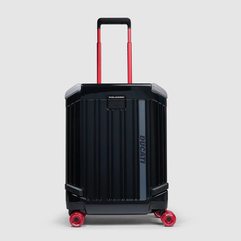 Piquadro x Ducati 4 wheel cabin suitcase