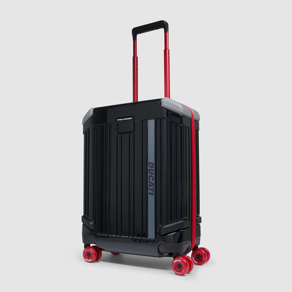 Piquadro x Ducati 4 wheel cabin suitcase