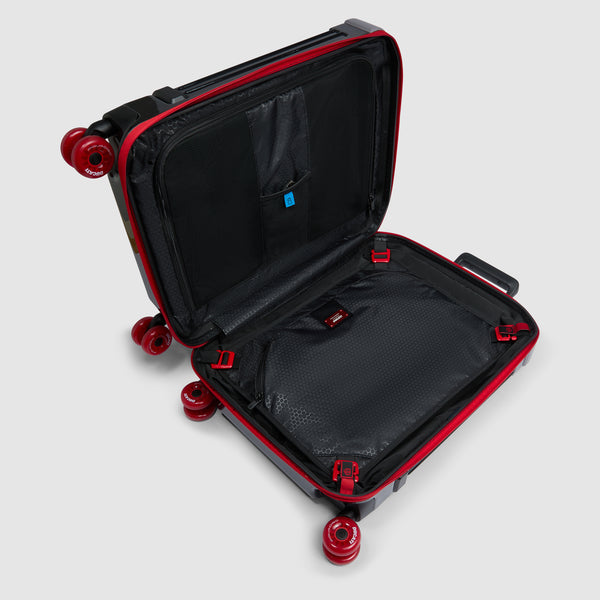 Piquadro x Ducati 4 wheel cabin suitcase