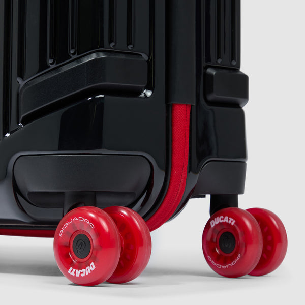Piquadro x Ducati 4 wheel cabin suitcase
