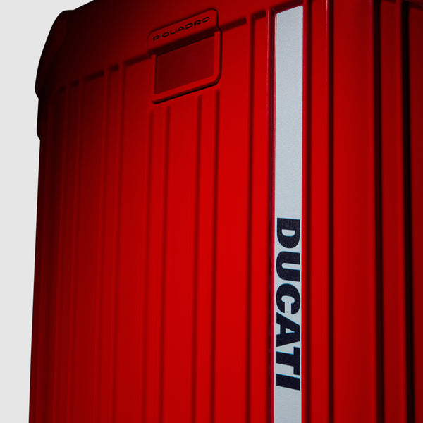 Piquadro x Ducati 4 wheel cabin suitcase