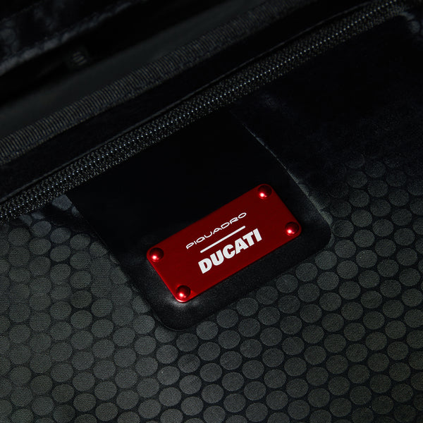 Piquadro x Ducati 4 wheel cabin suitcase