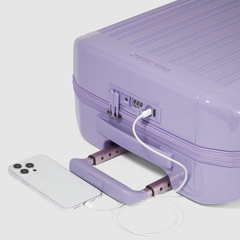 Maleta trolley de cabina de 4 ruedas