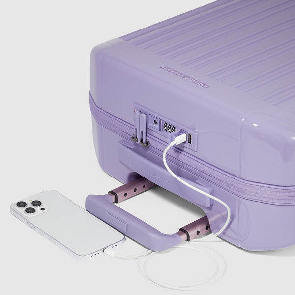 Maleta trolley de cabina de 4 ruedas