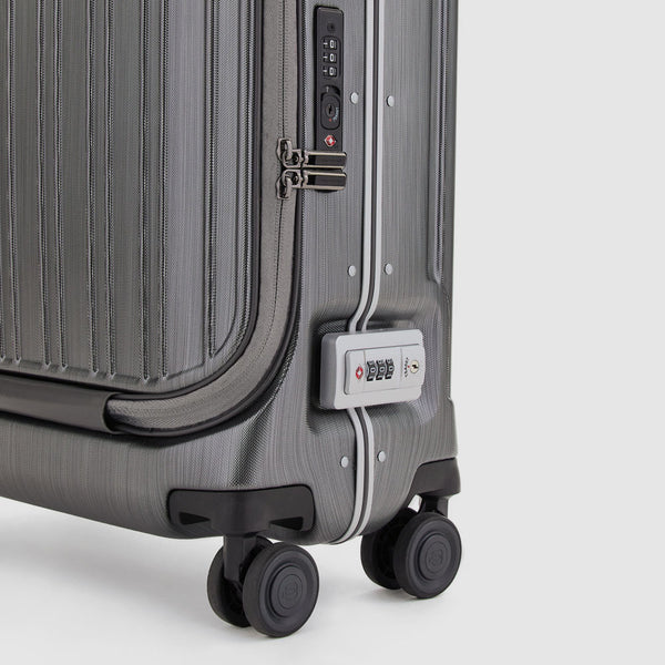Trolley da cabina a 4 ruote con porta pc 17,3" 