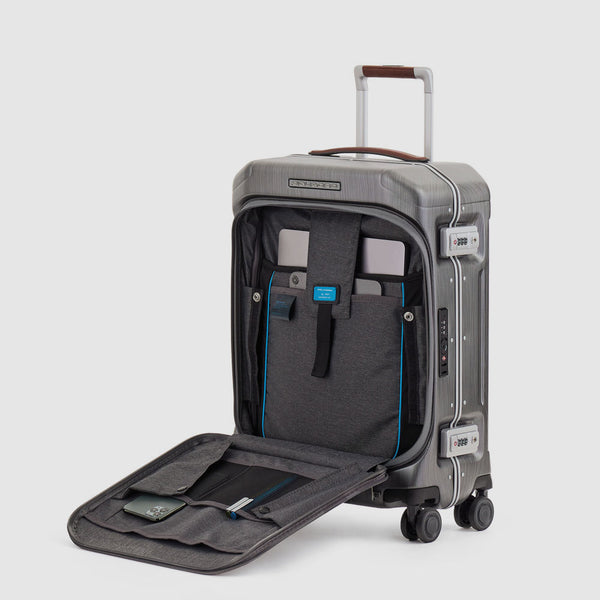 Trolley da cabina a 4 ruote con porta pc 17,3" 