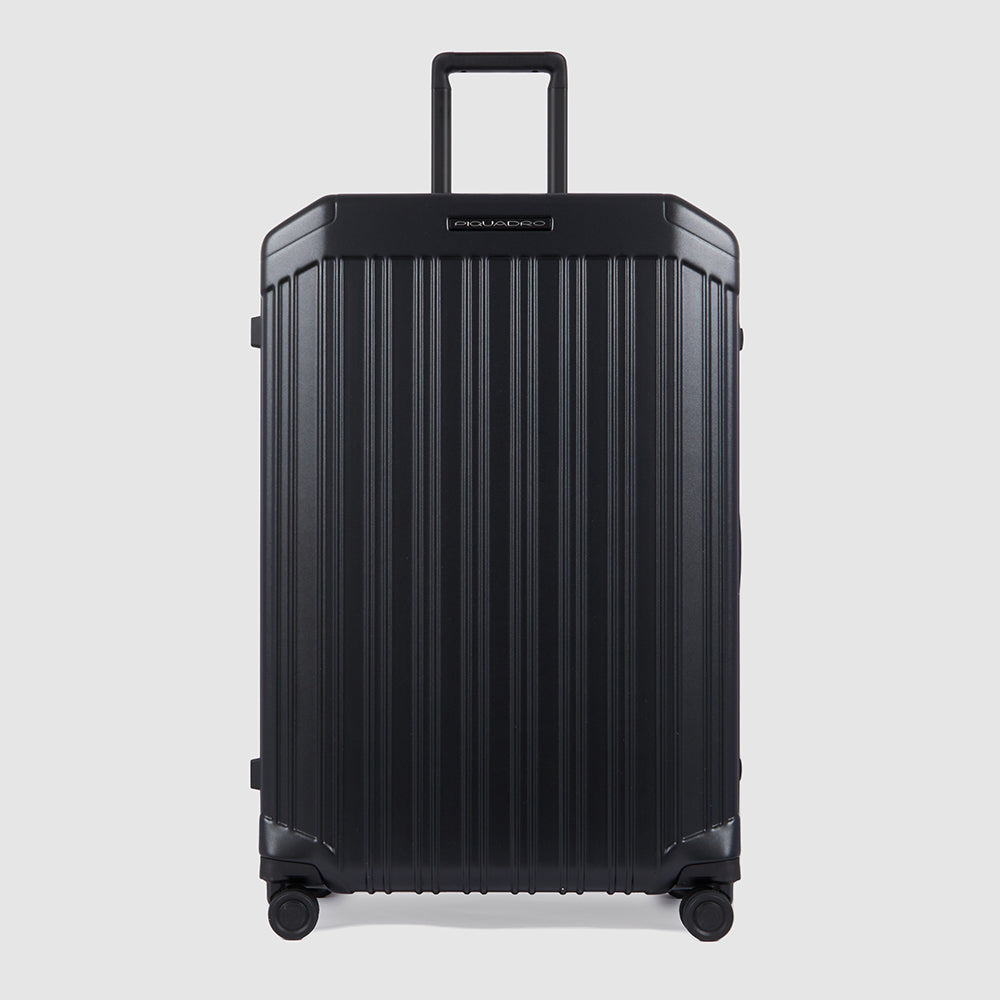 JASLEN - Valigia Grande Da Viaggio Rigide. Trolley Grande Con 4 Ruote. Materiale PP Valigia Rigida Grande Resistente E Super Leggero - Robusta Valigia Grande Rigida XXL TSA, Marrone Metallizzato : JASLEN - 9