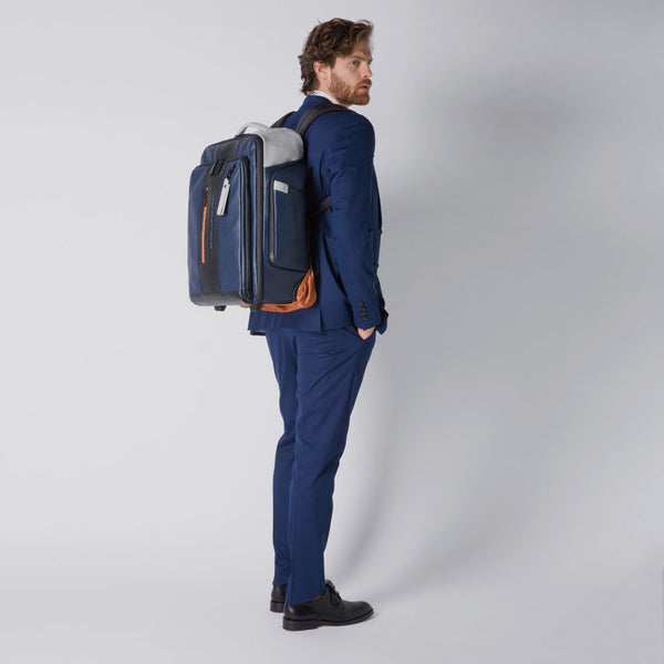 Convertible to backpack cabin suitcase