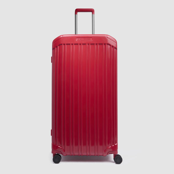 Hardside 4 wheel suitcase in trunk shape