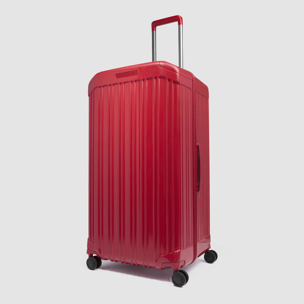 Hardside 4 wheel suitcase in trunk shape