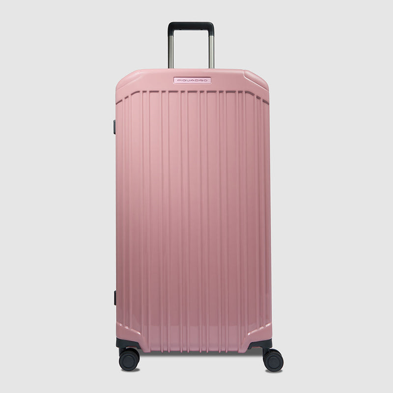 Hardside 4 wheel suitcase in trunk shape