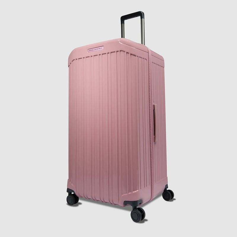 Hardside 4 wheel suitcase in trunk shape