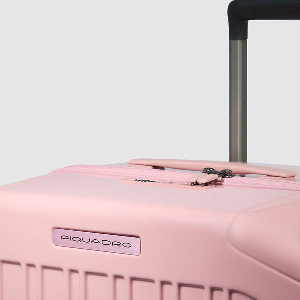 Hardside 4 wheel suitcase in trunk shape