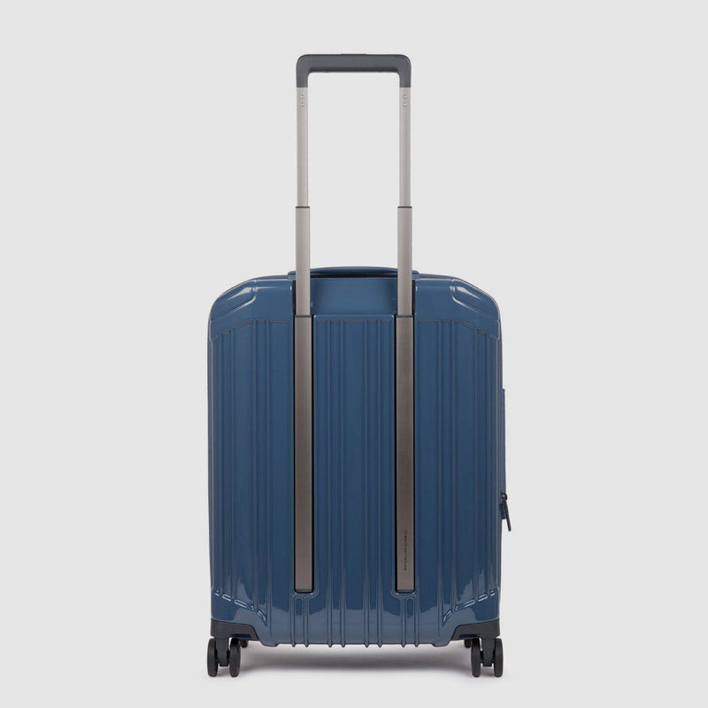Expandable cabin suitcase with 4 wheels