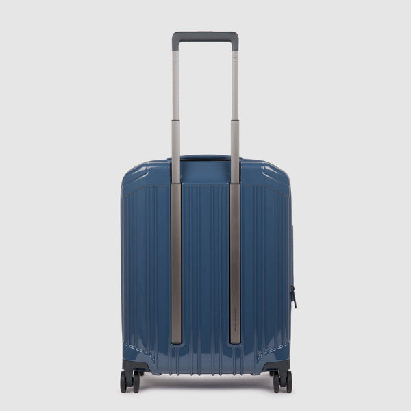 Expandable cabin suitcase with 4 wheels