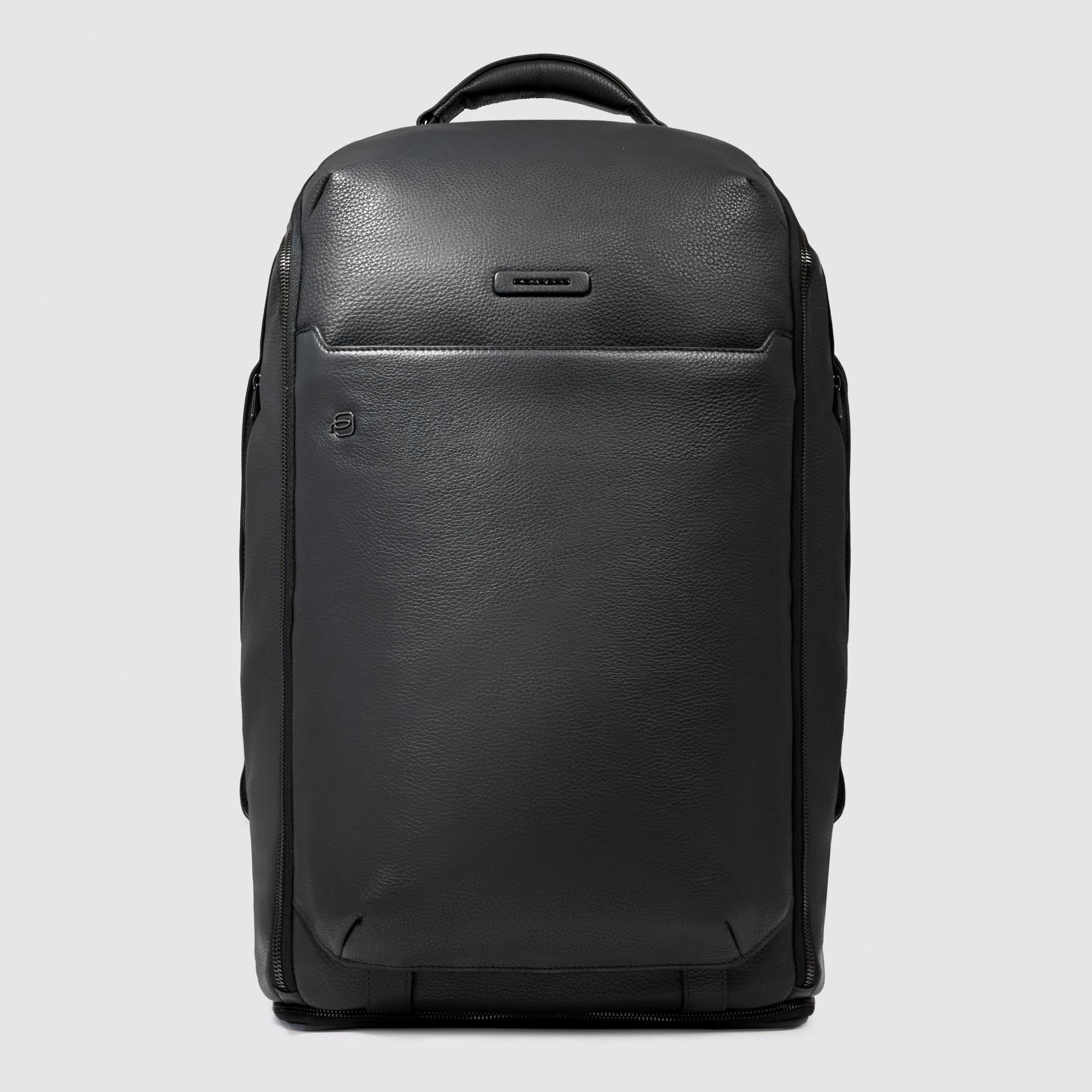 Convertible Leather Duffel Bag, 17.3