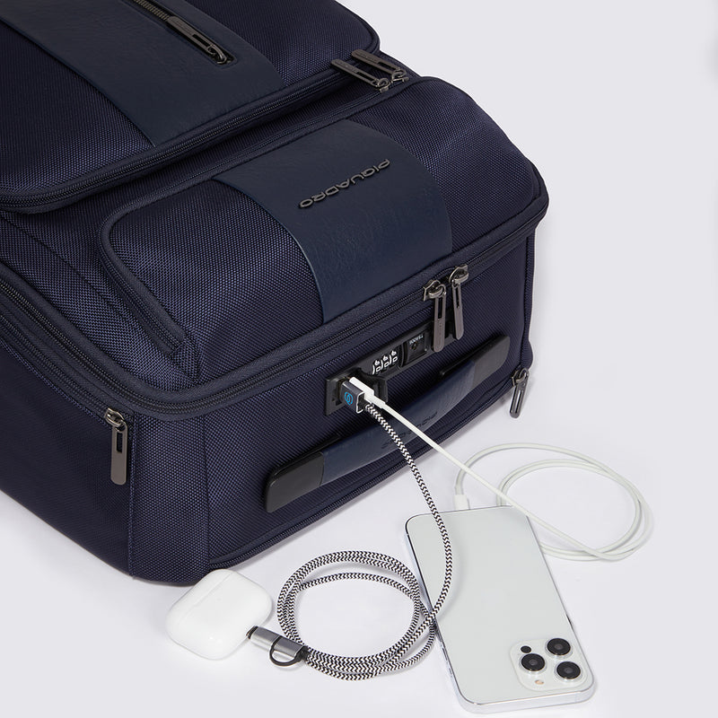 4 wheel cabin suitcase for laptop 15,6"