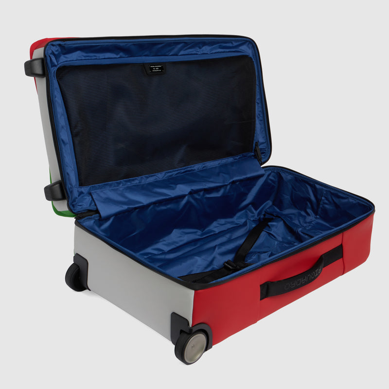 Duffle bag with wheels "Piquadro x FISI"