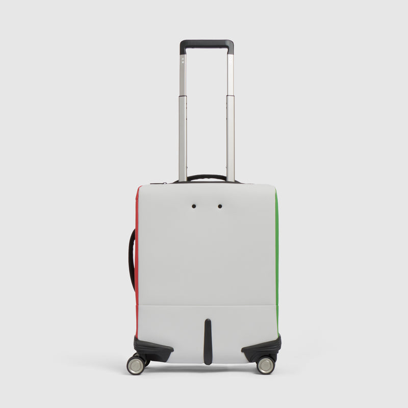 Slim 4 wheel cabin suitcase "Piquadro x FISI"