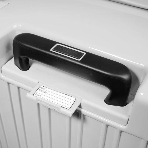 Hardside 4 wheel suitcase in trunk shape, small