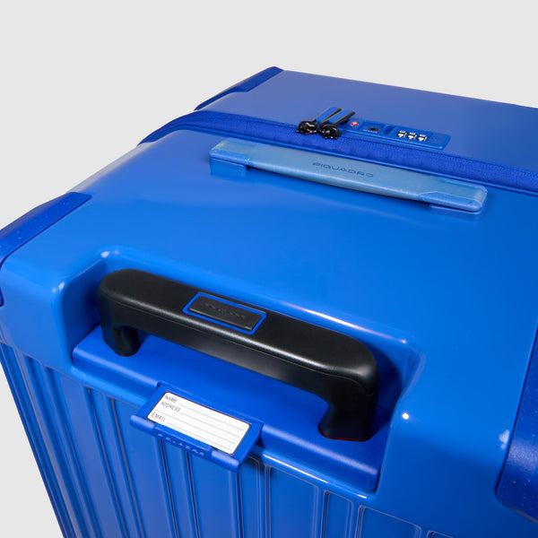 Hardside 4 wheel suitcase in trunk shape, small