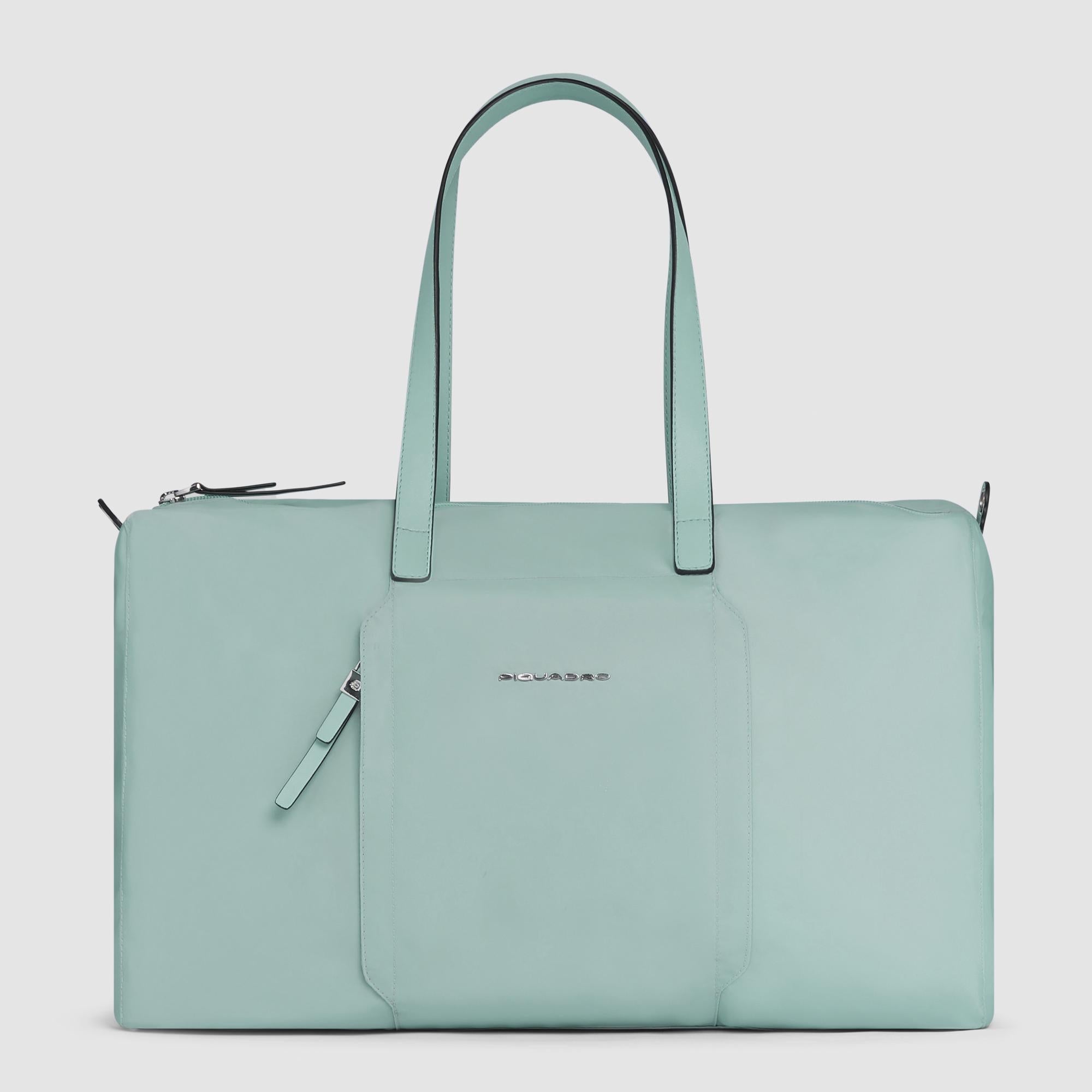 Borsone donna pieghevole verde - Main Image