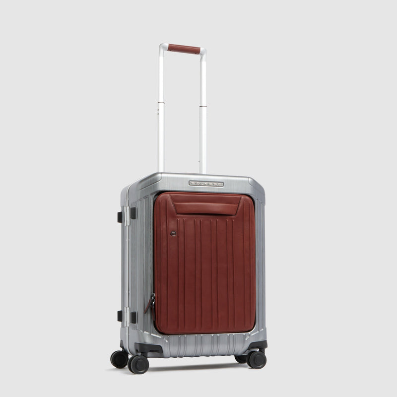 Valise cabine avec panneau avant pour ordinateur